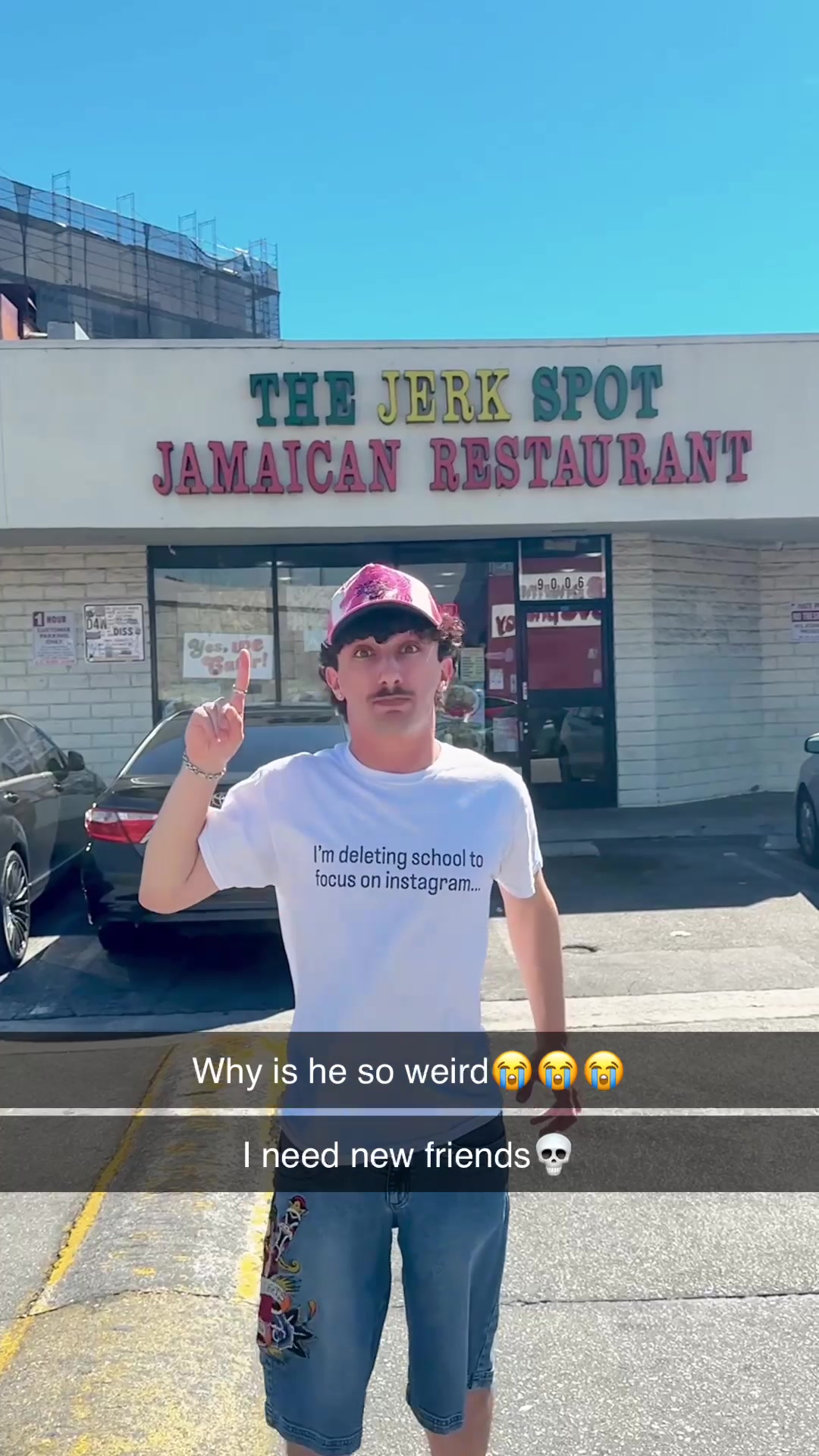Why does he always do this😭 #comedy #skit #cartoon #tamir #food 