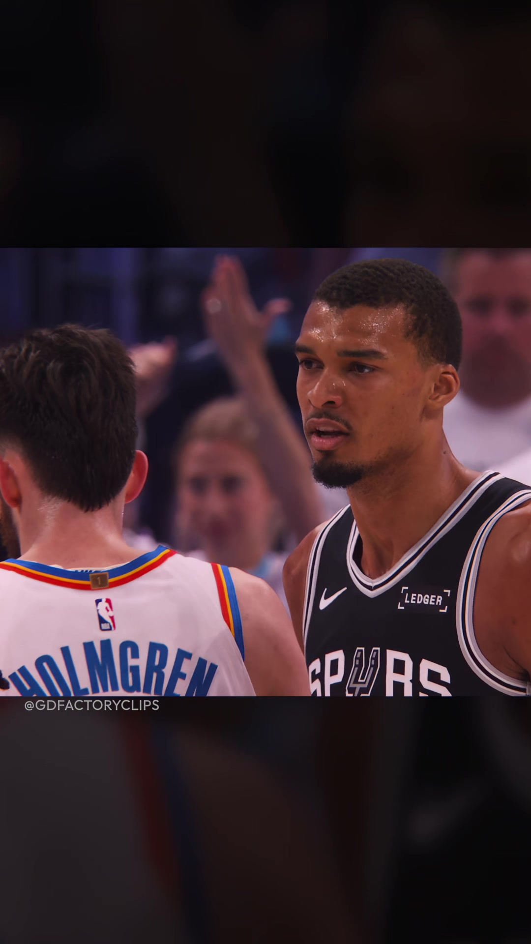 Wemby DISRESPECTS OKC 😳 #nba #basketball #fyp #foryou #foryoupage 