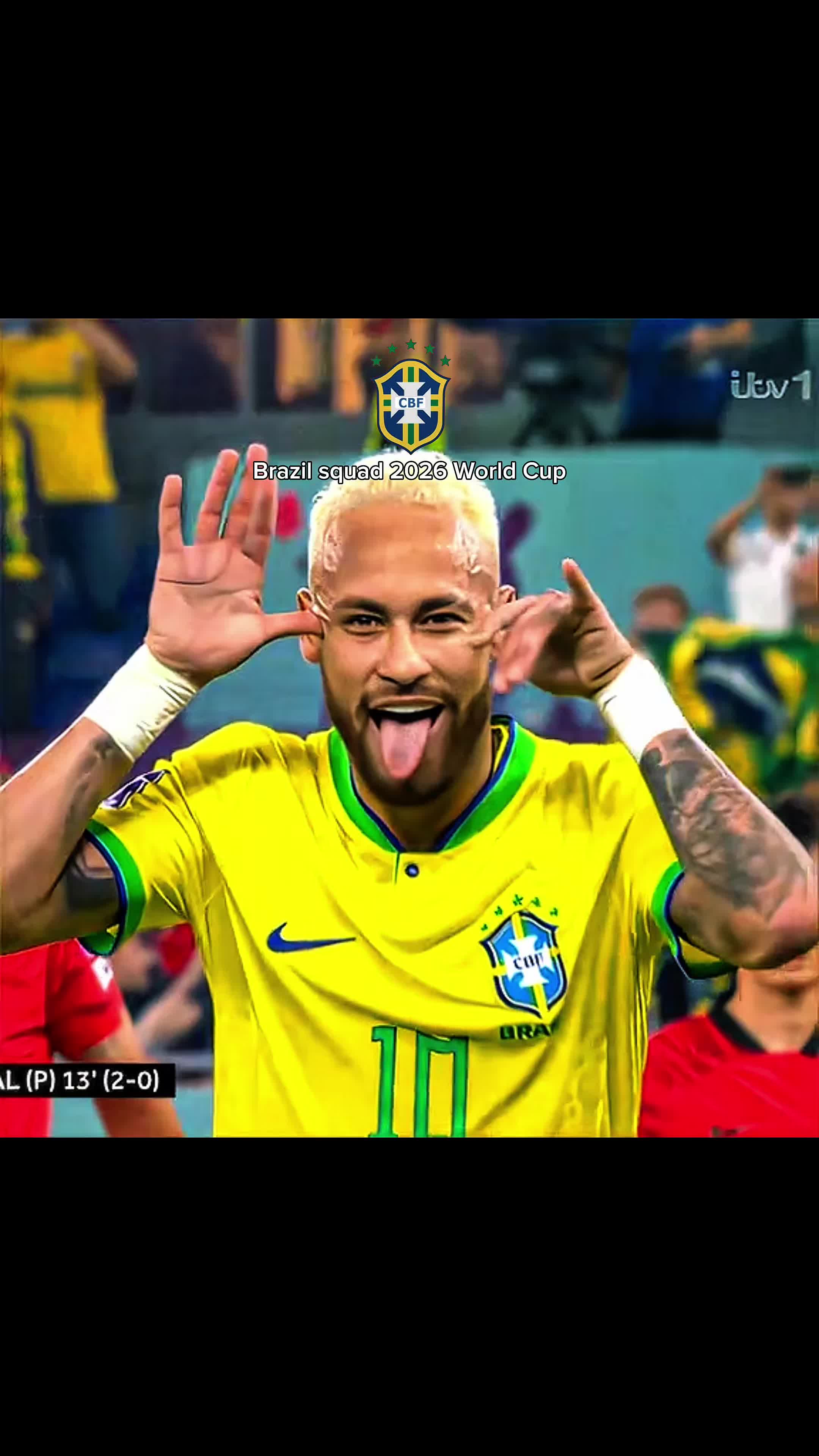 Brazil Squad for World Cup 2026 🇧🇷🔥 | Dream Team#brazil #footballedit #footballtiktok #Neymar #WorldCup 